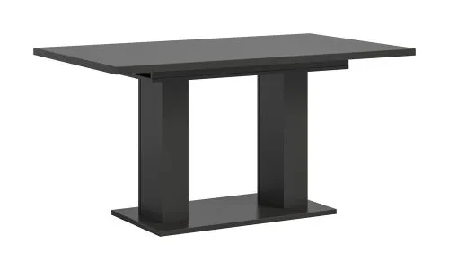 Esstisch Motion | ausziehbar | Doppelsäulen-Fußgestell | grau | 150(190)x80