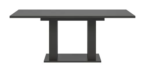 Esstisch Motion | ausziehbar | Doppelsäulen-Fußgestell | grau | 150(190)x90