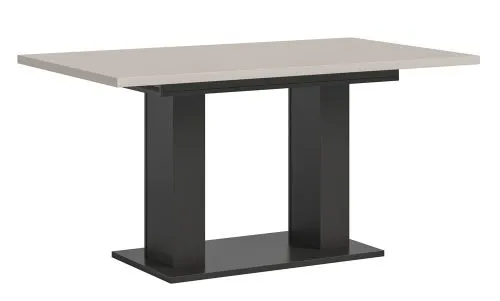 Esstisch Motion | ausziehbar | grau / Kaschmir | 150(190)x90