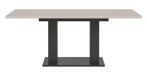 Esstisch Motion | ausziehbar | grau / Kaschmir | 150(190)x90