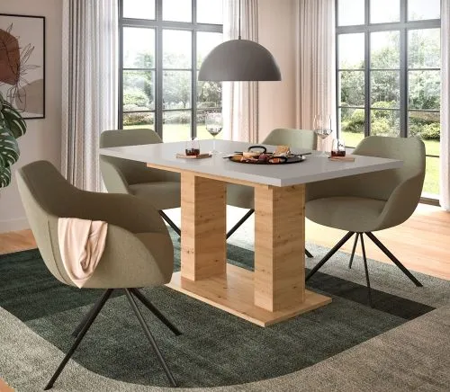 Esstisch Motion | ausziehbar | Kaschmir / Artisan | 150(190)x90