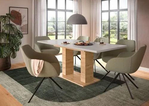 Esstisch Motion | ausziehbar | Kaschmir / Artisan | 150(190)x90