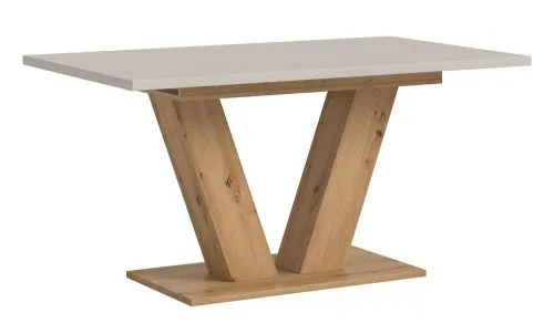 Esstisch Motion | ausziehbar | V-Fuß | Kaschmir / Artisan |150(190)x90