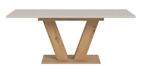 Esstisch Motion | ausziehbar | V-Fuß | Kaschmir / Artisan |150(190)x90