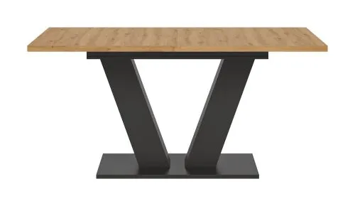 Esstisch Motion | ausziehbar | V-Fußgestell | Artisan Eiche / grau | 150(190)x90