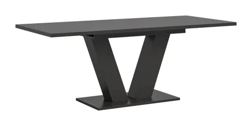 Esstisch Motion | ausziehbar | V-Fußgestell | grau | 150(190)x90