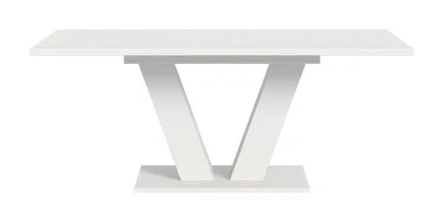 Esstisch Motion | ausziehbar | V-Fußgestell | weiß | 150(190)x90