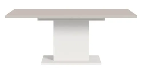 Esstisch Motion | ausziehbar | weiß / Kaschmir | 150(190)x90