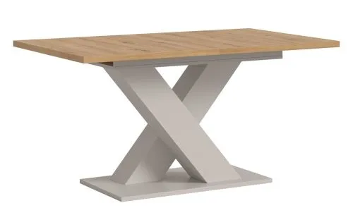 Esstisch Motion | ausziehbar | X-Fuß | Kaschmir/ Artisan | 150(190)x90