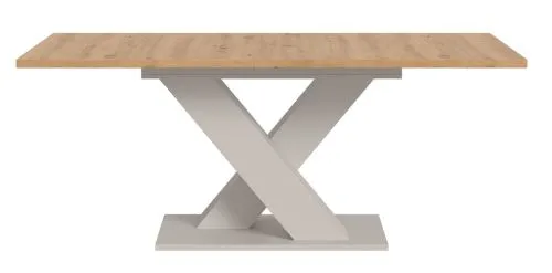Esstisch Motion | ausziehbar | X-Fuß | Kaschmir/ Artisan | 150(190)x90