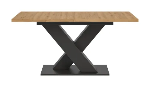 Esstisch Motion | ausziehbar | X-Fußgestell | Artisan Eiche / grau | 150(190)x90