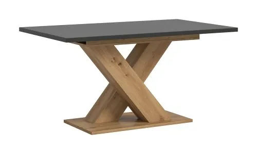 Esstisch Motion | ausziehbar | X-Fußgestell | Artisan Eiche / grau | 150(190)x80