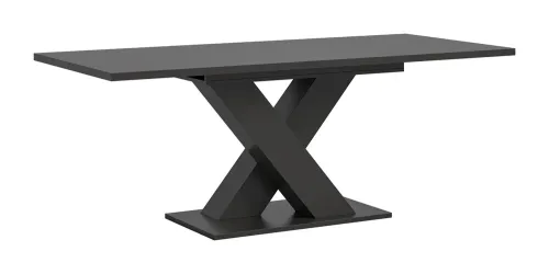 Esstisch Motion | ausziehbar | X-Fußgestell | grau | 150(190)x90