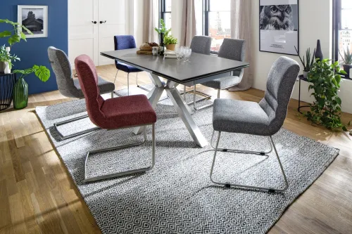 Esstisch Nagano | anthrazit | ausziehbar | 160(240) x 90