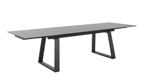 Esstisch Narbonne | anthrazit / schwarz | ausziehbar | 200(300) x 100