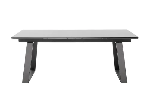 Esstisch Narbonne | grau / schwarz | ausziehbar | 200(300) x 100