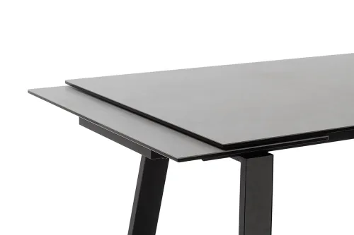 Esstisch Narbonne | grau / schwarz | ausziehbar | 200(300) x 100