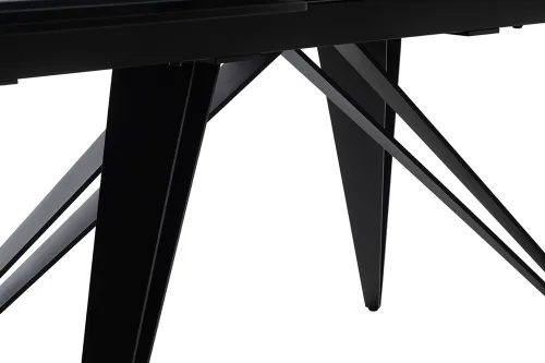 Esstisch Nemuro | grau / schwarz | ausziehbar | 160(240) x 90