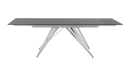 Esstisch Nemuro | schwarz | ausziehbar | 160(240) x 90