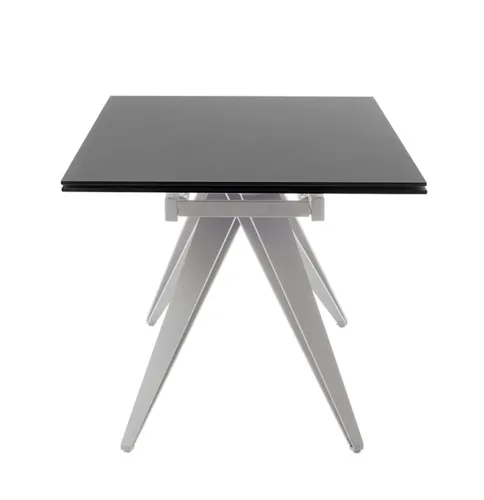 Esstisch Nemuro | schwarz | ausziehbar | 160(240) x 90