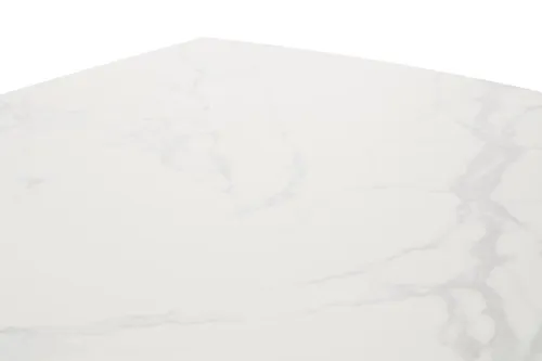 Esstisch Ossana | Creme / schwarz | ausziehbar | 180(260) x 100