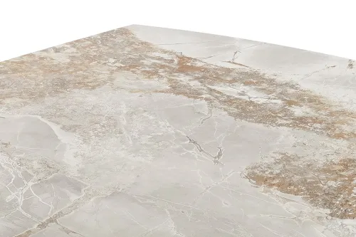 Esstisch Ossana | grau / schwarz | ausziehbar | 180(260) x 100