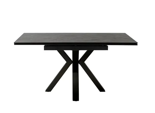 Esstisch Pallini | anthrazit / schwarz | ausziehbar | 90(150) x 90