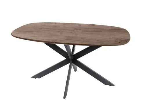 Esstisch Poem | 150/180/215cm | dänisch oval | Akazie massiv | braun | verschiedene Größen
