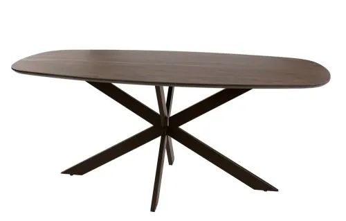 Esstisch Poem | 150/180/215cm | dänisch oval | Akazie massiv | braun | verschiedene Größen