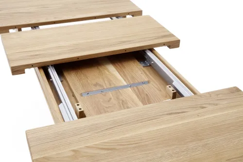 Esstisch Säulentisch Managua ausziehbar | Wildeiche massiv | 140/180 | verschiedene Größen