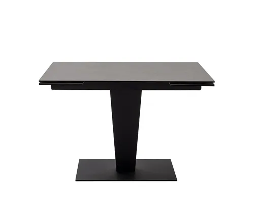 Esstisch Säulentisch Pesaro | anthrazit / schwarz | ausziehbar | 120(180) x 80