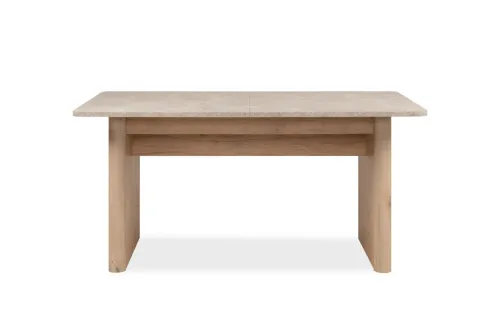 Esstisch Sai | Ausziehtisch | Sandstein / Jackson Hickory