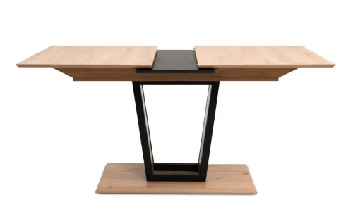 Esstisch Soria | Ausziehtisch | 160(200)x90 | Artisan Oak / schwarz