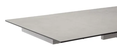 Esstisch Tesero | anthrazit / Edelstahl | ausziehbar | 200(300) x 95