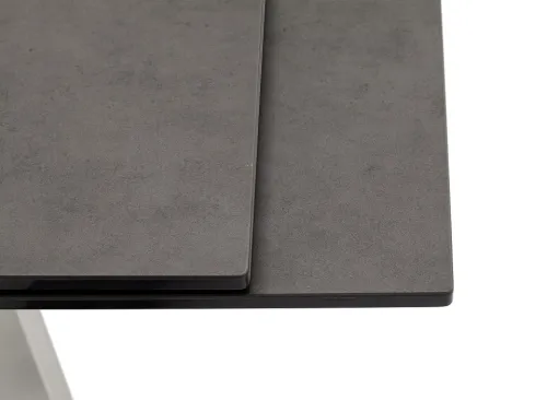 Esstisch Tobago | Edelstahl | anthrazit | ausziehbar | 180(260) x 95