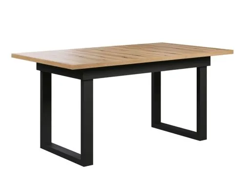 Esstisch Universal | ausziebar | 160 /200) x 90 | Evoke Eiche / Schwarz