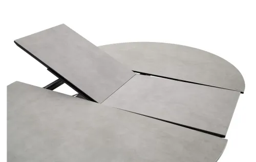 Esstisch Winnipeg | anthrazit | rund | ausziehbar | Ø 120(160) cm