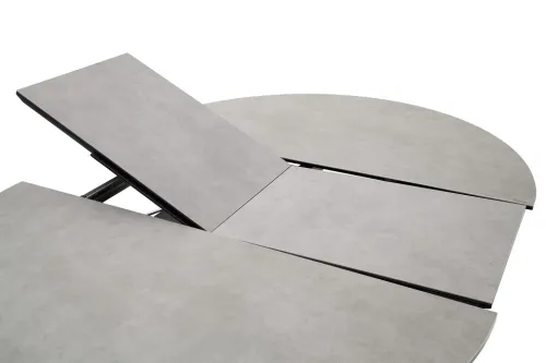 Esstisch Winnipeg | anthrazit | rund | ausziehbar | Ø 120(160) cm