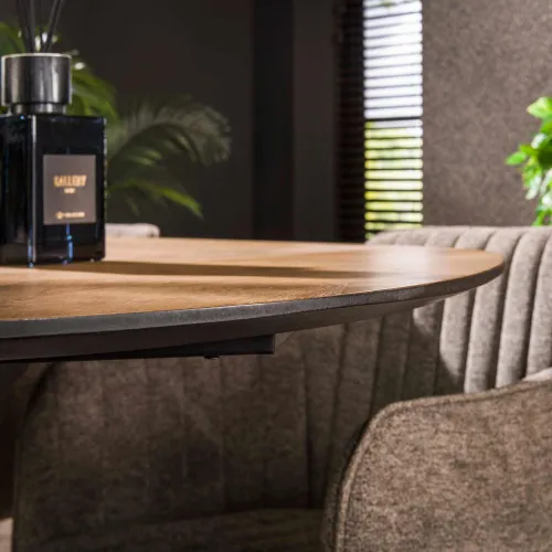 Esstisch Yuki oval | Teakholz | 180 cm