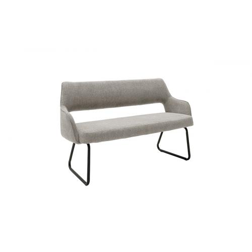 Esszimmerbank Bangor | Chenille Optik | 175 cm | Schlammfarben