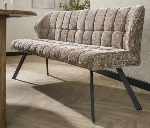 Esszimmerbank Cory | Webstoff | Champagne