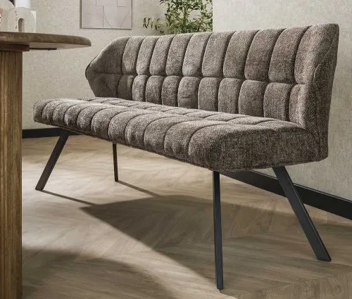 Esszimmerbank Cory | Webstoff | taupe