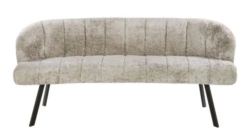 Esszimmerbank Selene | Alura Stoff / Webstoff | sand-braun