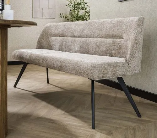 Esszimmerbank Suk | Webstoff | sandfarben