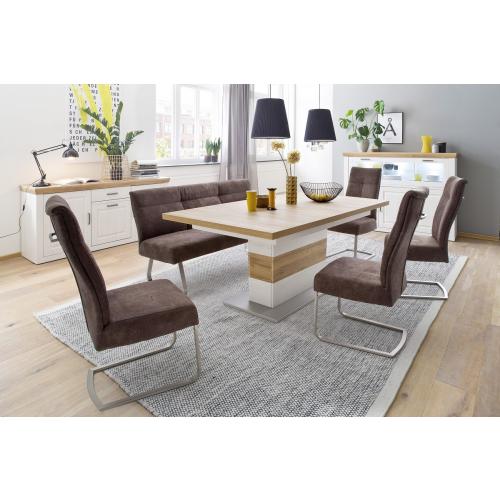 Esszimmerbank Talena | 155/175 | Büffellederoptik | braun | verschiedene Größen