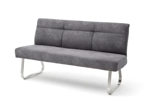 Esszimmerbank Talena | Büffellederoptik | anthrazit | 175x66