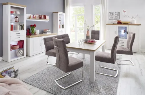 Esszimmerbank Talena | Büffellederoptik | sand | 155x66