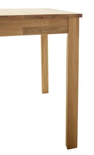 Esszimmertisch Basco | 125X80 | Wildeiche massiv