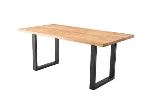 Esszimmertisch Lincoln | Kernbuche massiv | U-Gestell | 160 x 90