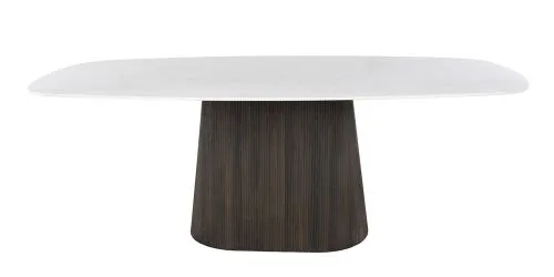 Esszimmertisch Sienna | dänisch oval | 215cm | 3D Keramik | Taj Mahal #1